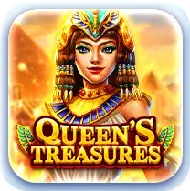 VertexPlay Slot Logo - Queen's Treasures